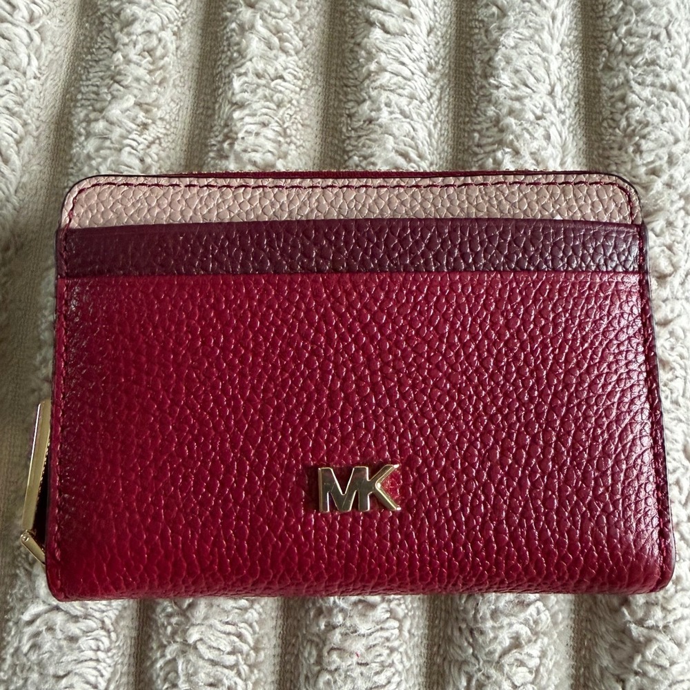 Michael Kors Money Pieces Zip Around Coin Card Case  Multi Leather 32F8GF6Z1T
